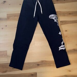 Godspeed Nazy/Silver Satin OG Logo Sweatpants